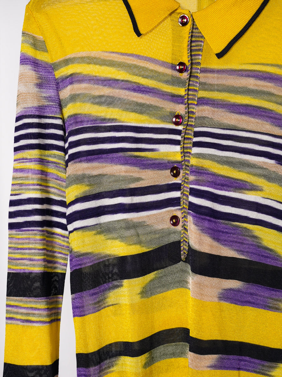 MISSONI / Multi Stripped Long Sleeve Knit