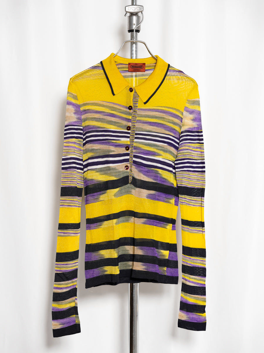 MISSONI / Multi Stripped Long Sleeve Knit