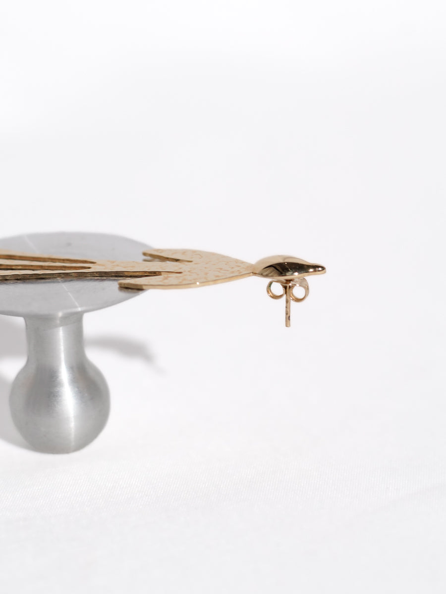 JW Anderson / Hammered bird earrings