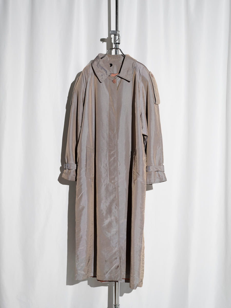 Shimmer Long Trench Coat