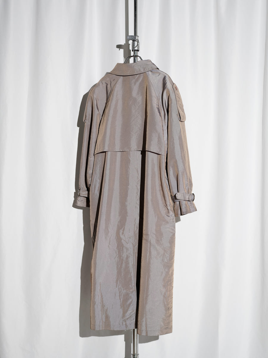 Shimmer Long Trench Coat