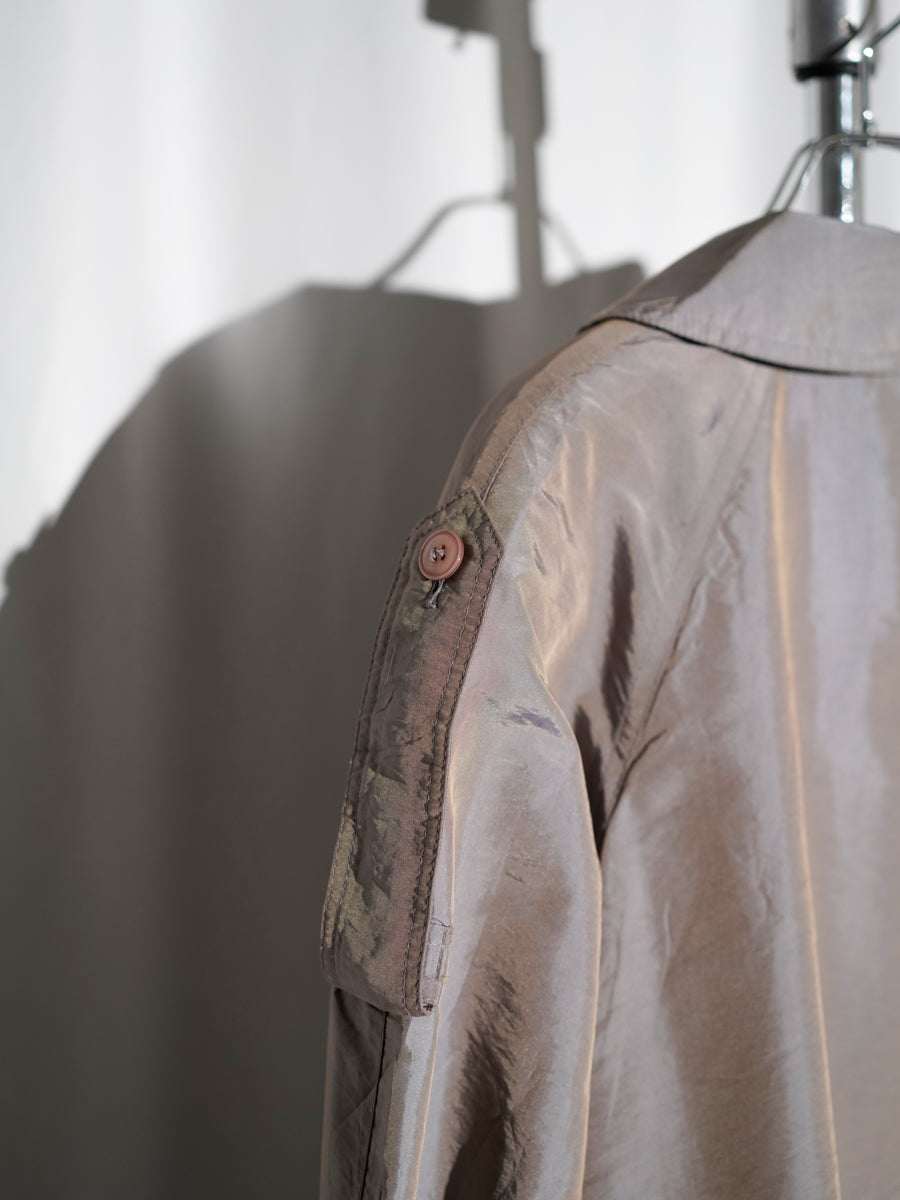 Shimmer Long Trench Coat
