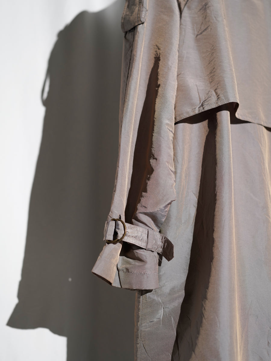 Shimmer Long Trench Coat