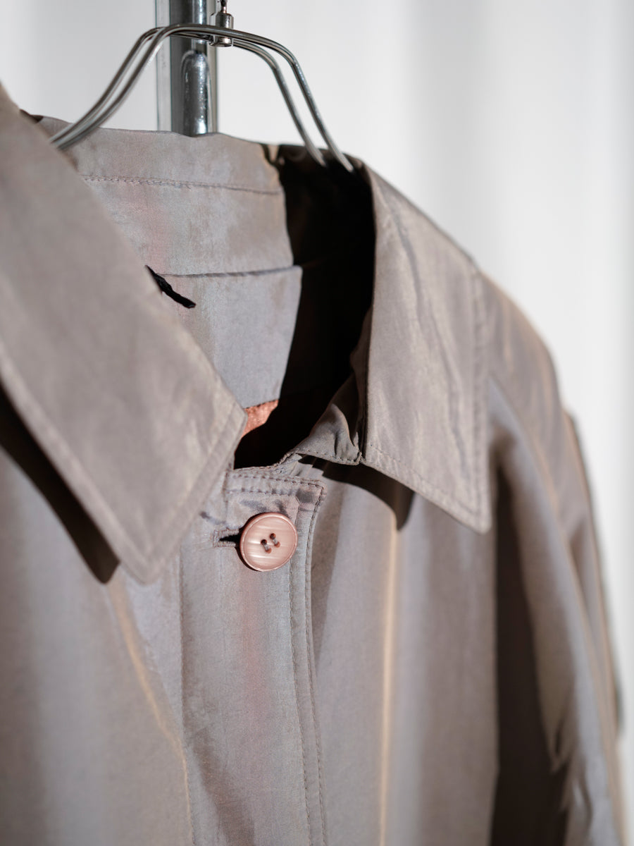 Shimmer Long Trench Coat