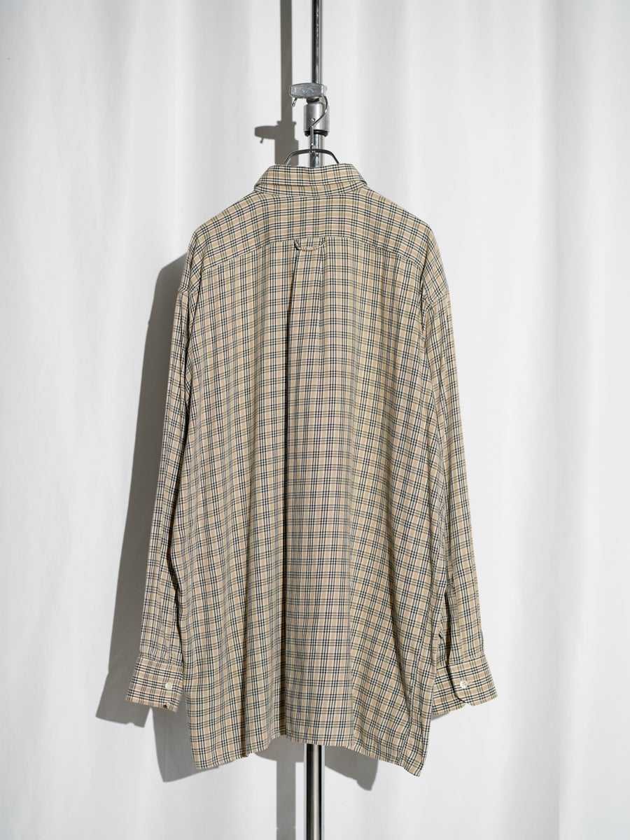 Plaid Button-Down Shirt