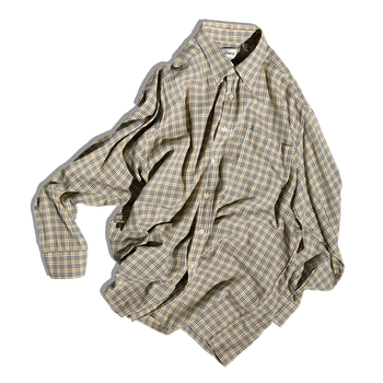 Plaid Button-Down Shirt