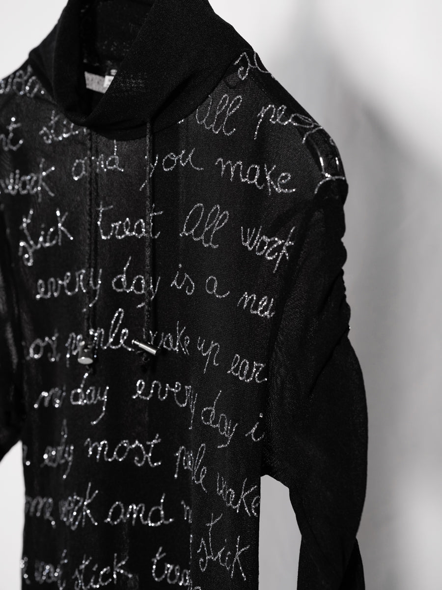 Rinascimento / See-through Lame Print Top