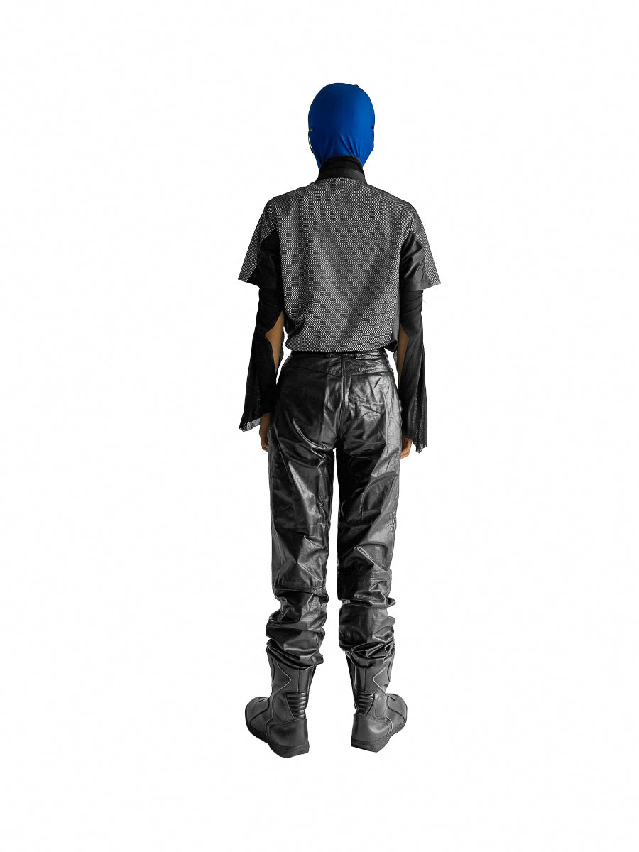 Rinascimento / See-through Lame Print Top