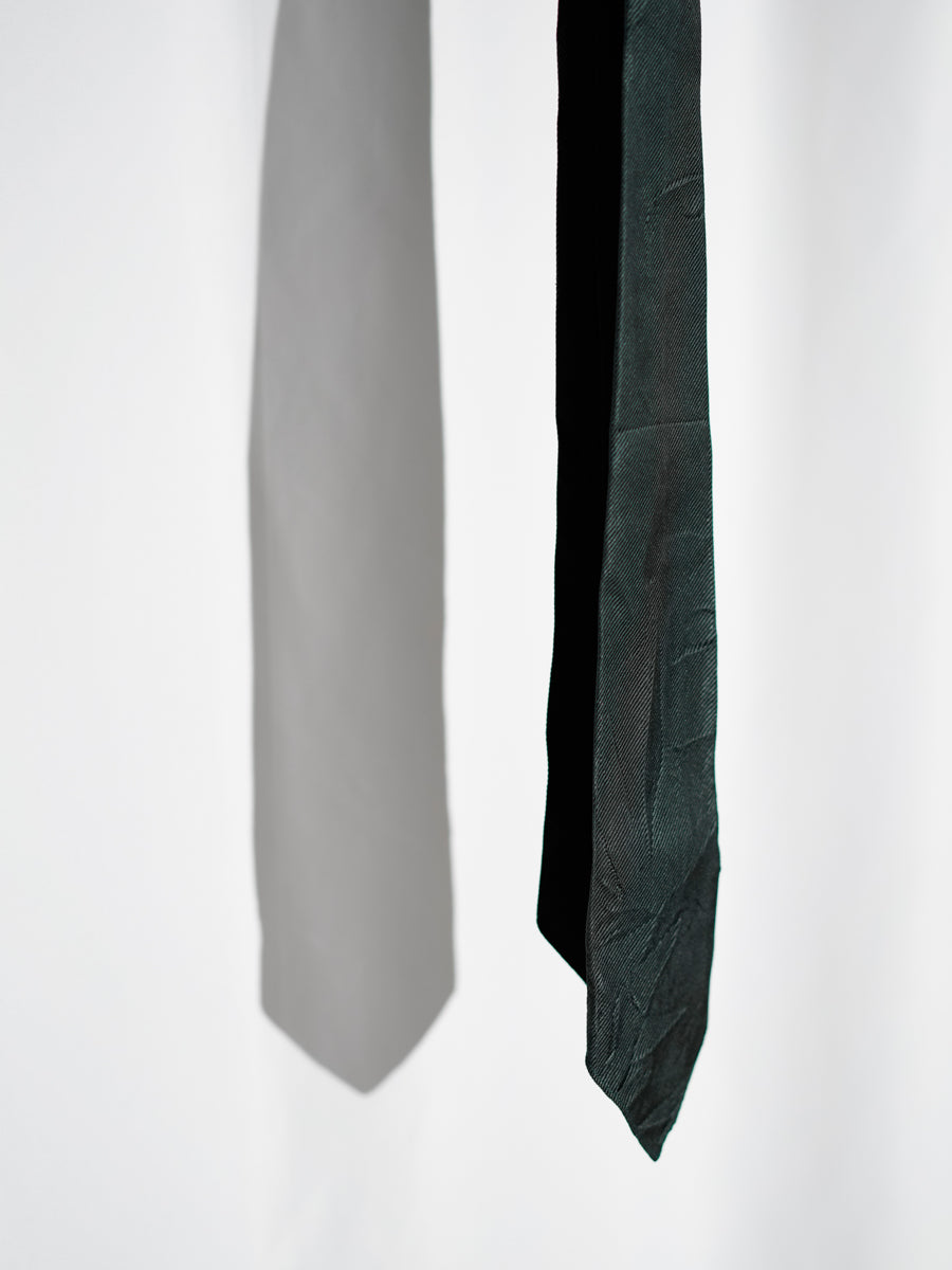 Dark Green Woven Tie