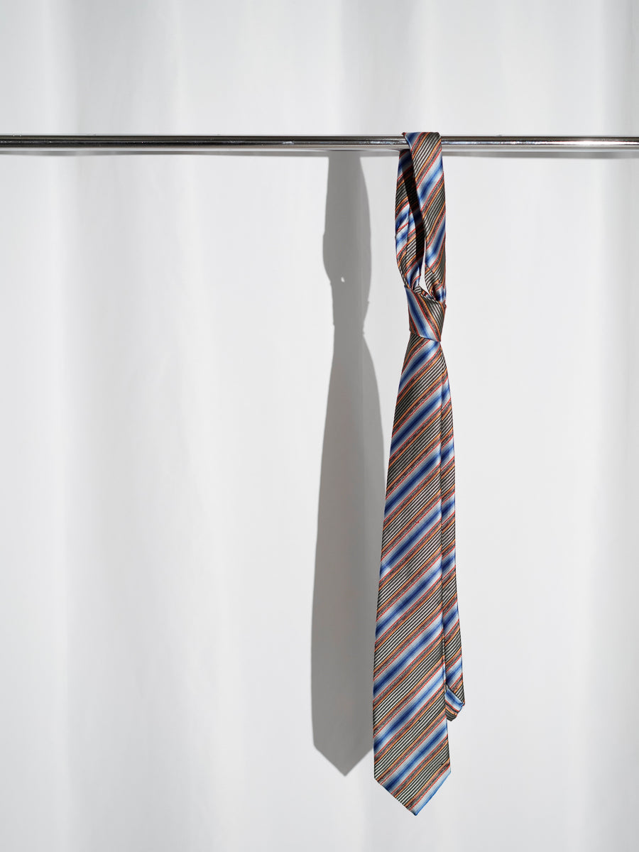 Diagonal Multi-Stripe Tie
