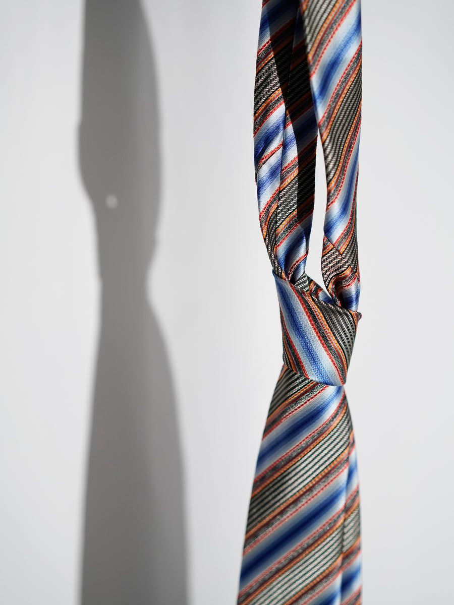 Diagonal Multi-Stripe Tie