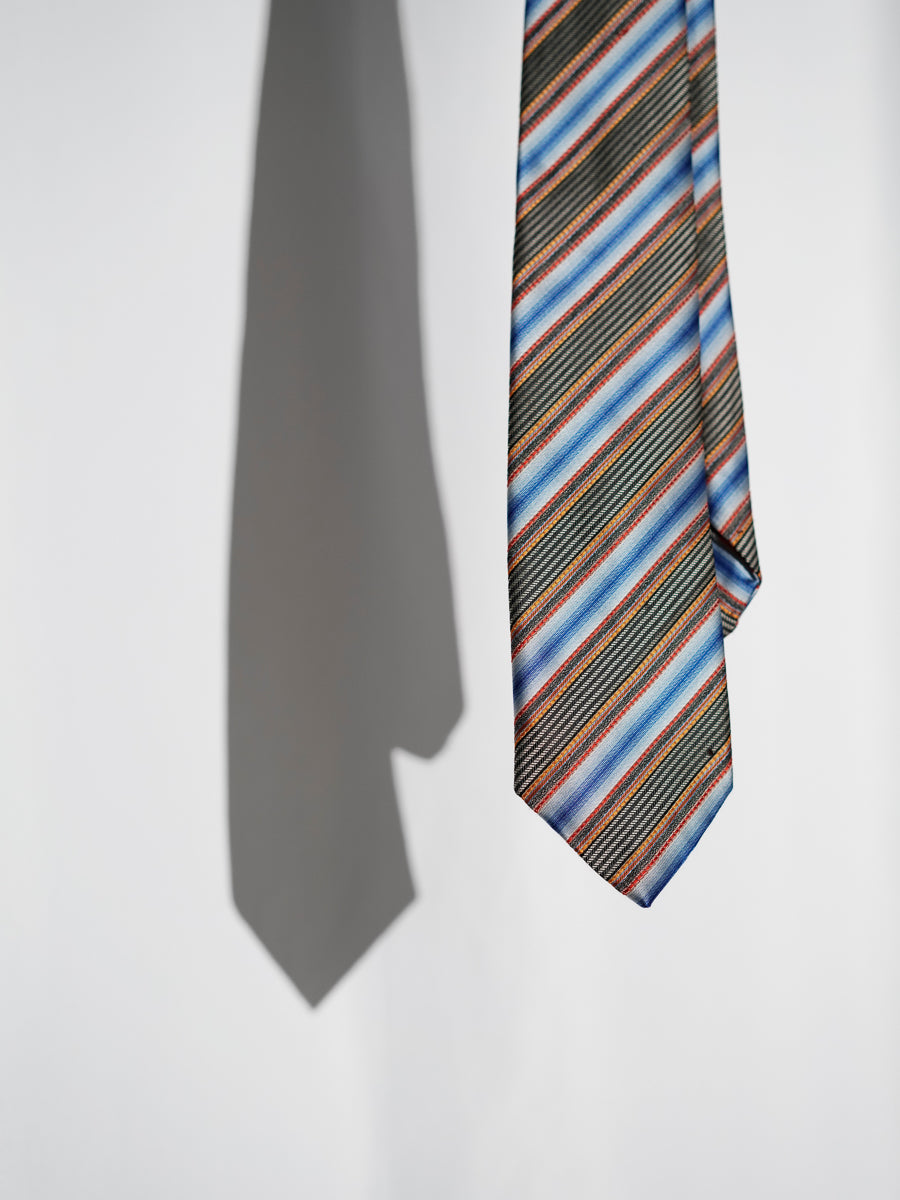 Diagonal Multi-Stripe Tie