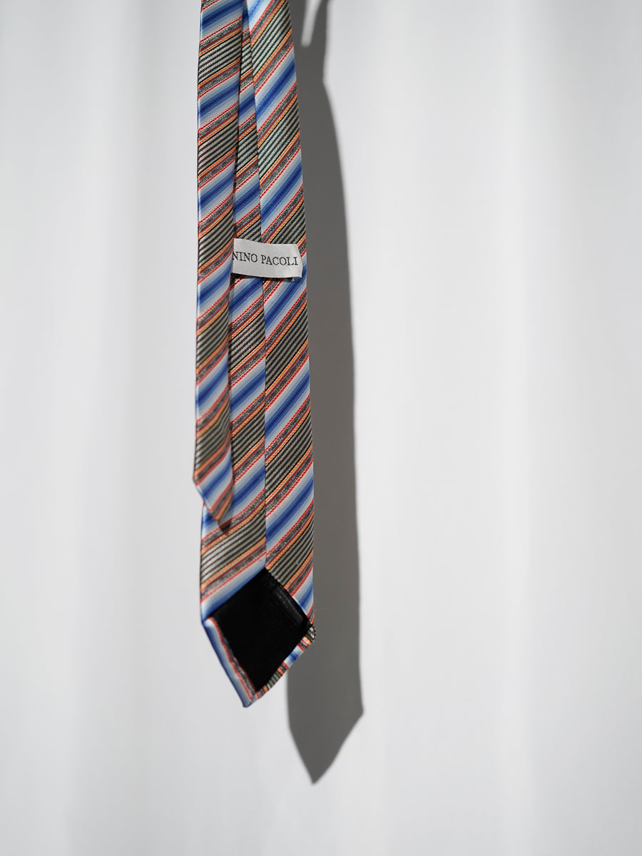 Diagonal Multi-Stripe Tie