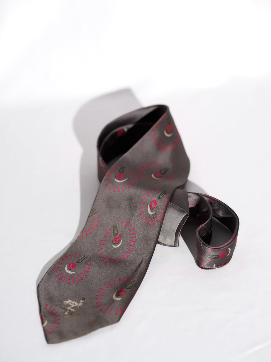 Vintage Stork Club Silk Necktie 50s-60s