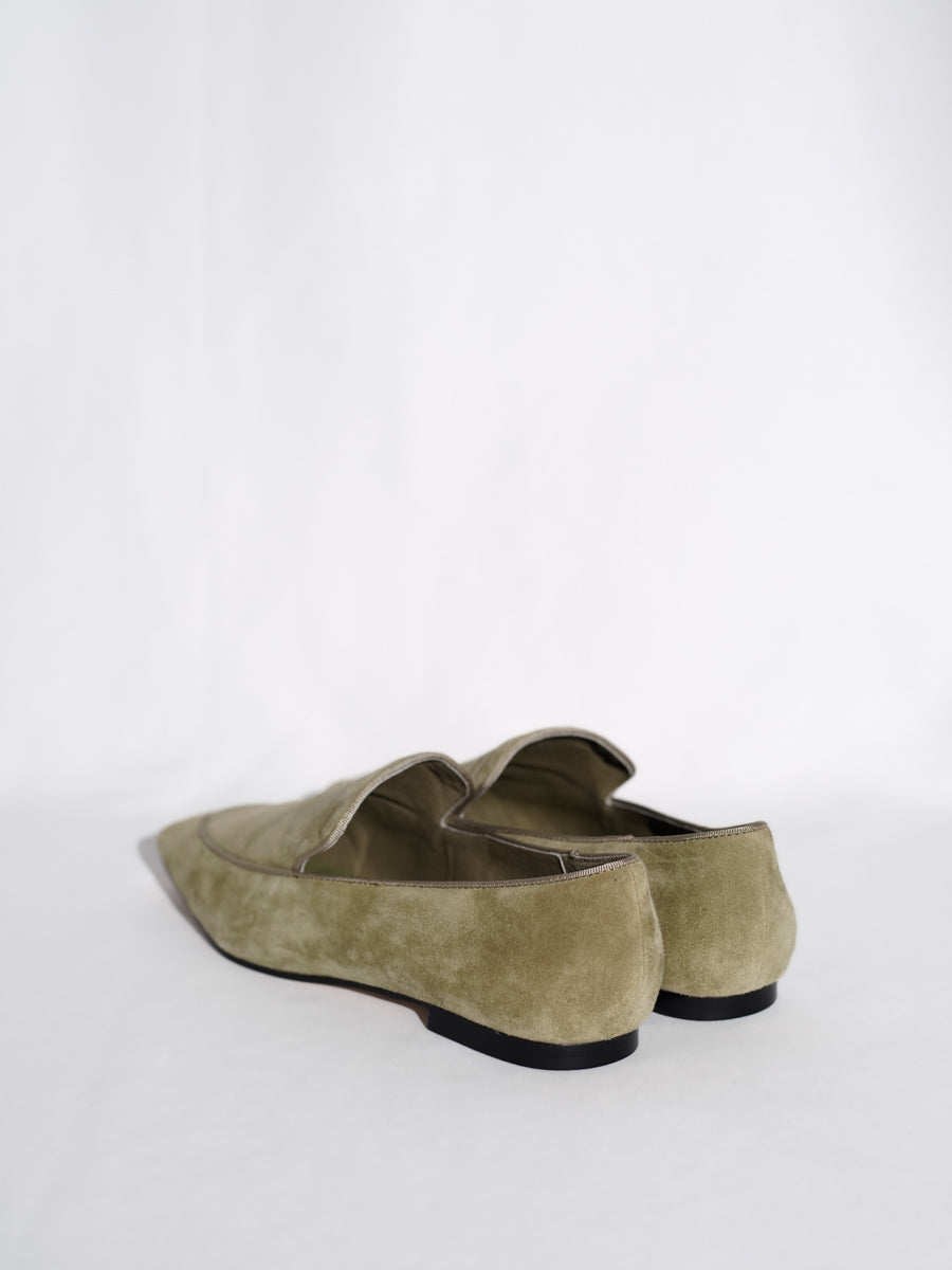 Suede Flat Shoes