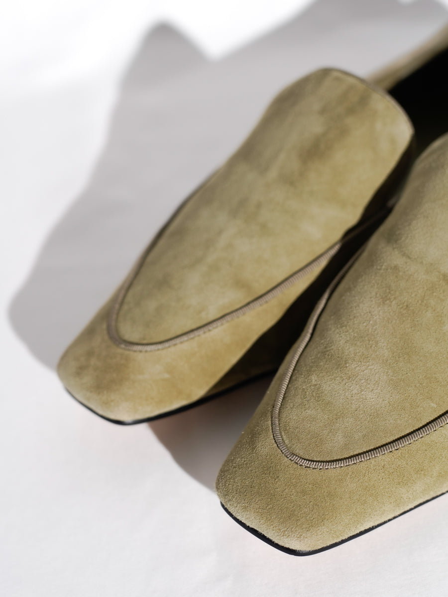 Suede Flat Shoes