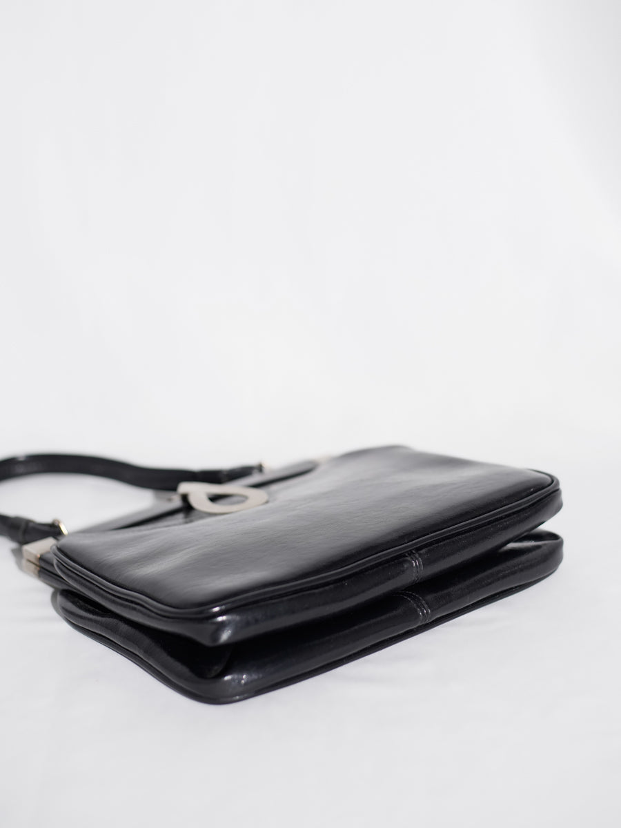 60s Silver Clasp Handle Bag