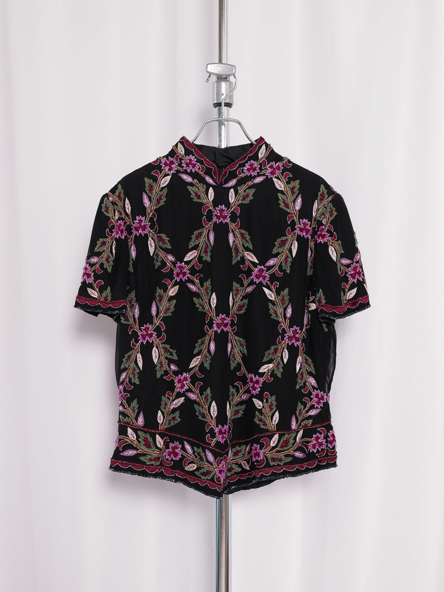 PAPELL BOUTIQUE / Beaded Top