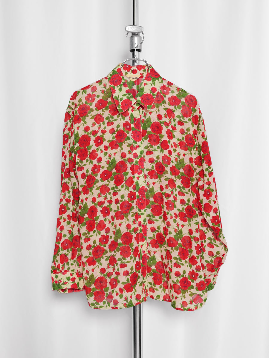 Rose-patterned Shirt