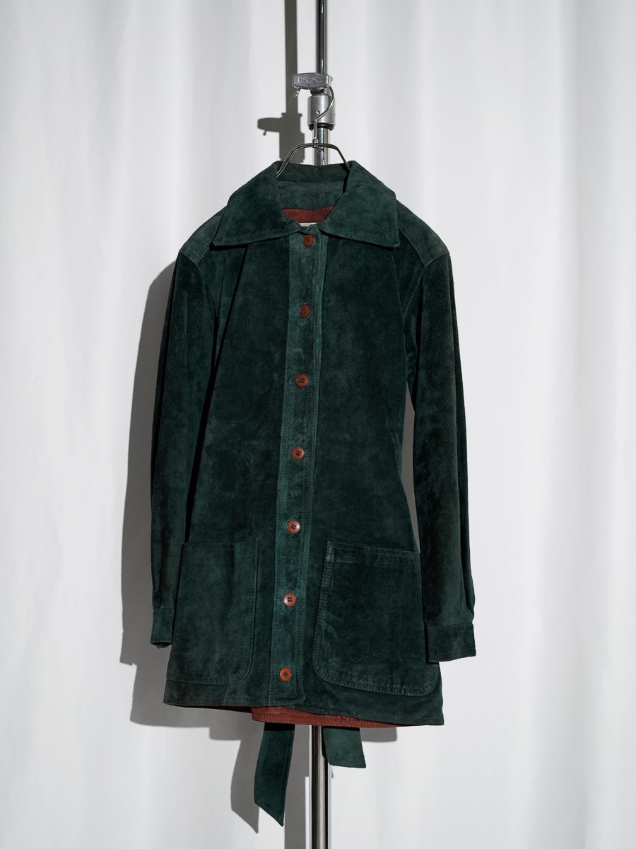 Calvin Klein / Suede Belted Coat