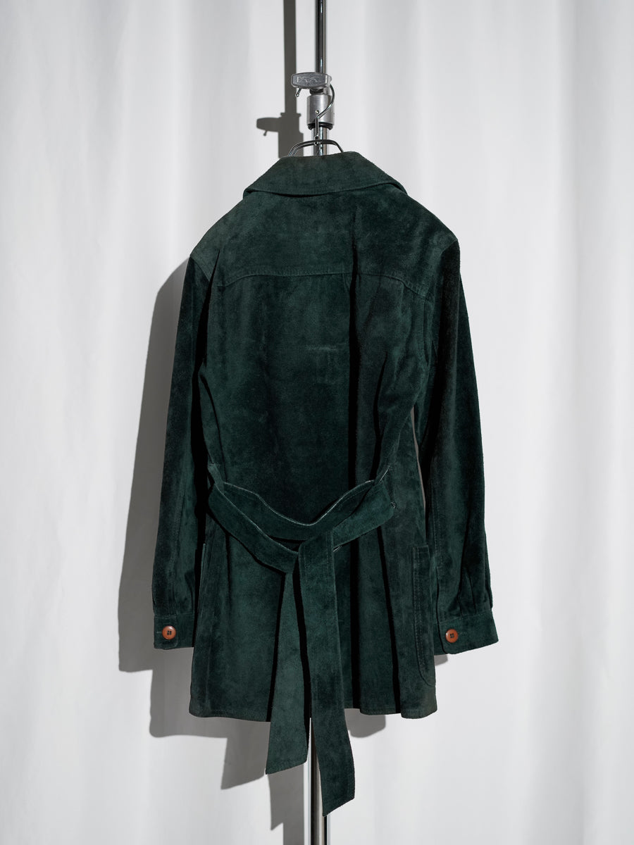 Calvin Klein / Suede Belted Coat