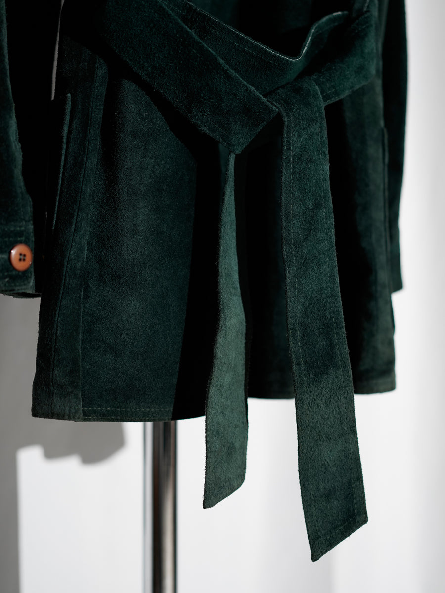 Calvin Klein / Suede Belted Coat