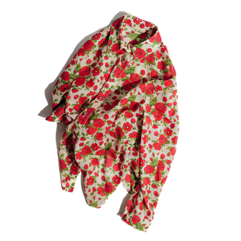 Rose-patterned Shirt