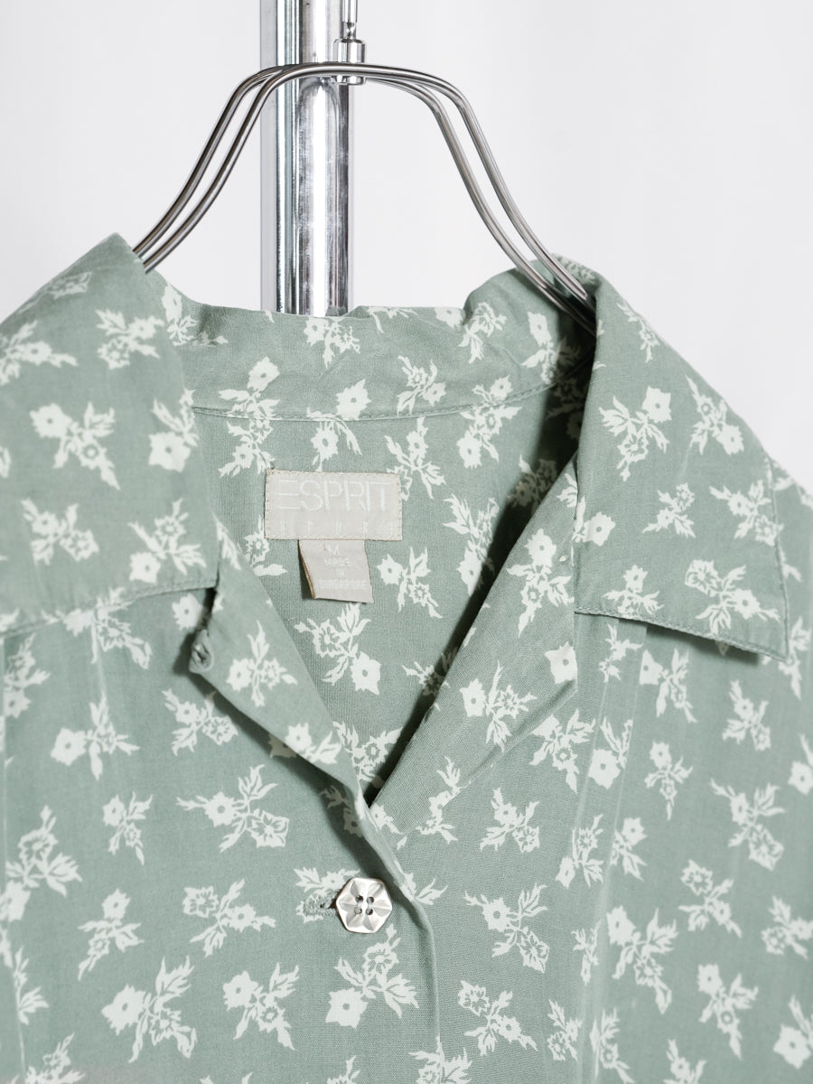 ESPRIT SPORT / Floral Pattern Short Sleeve Shirt