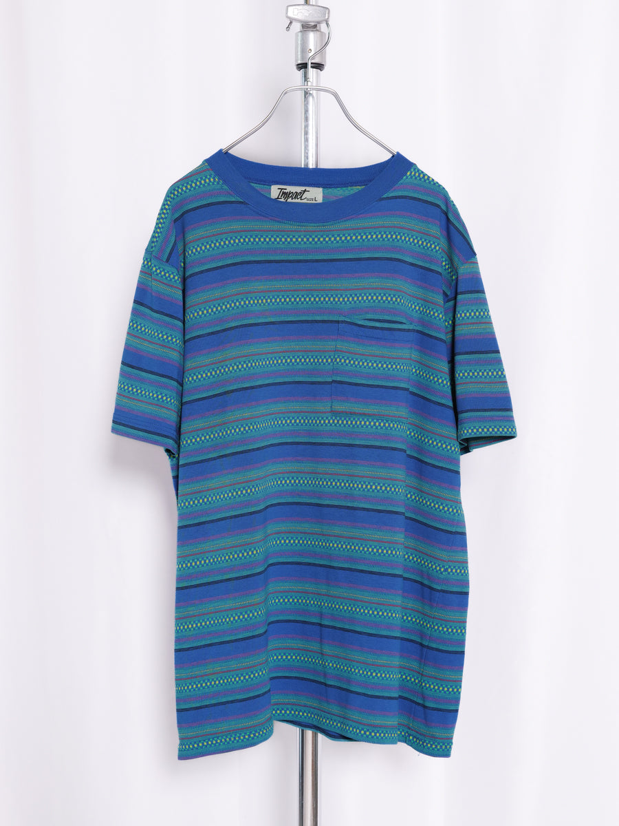 Multi Striped Pocket T-shirt