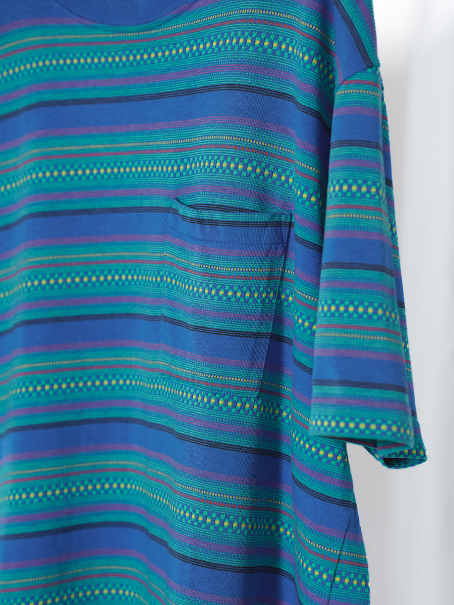 Multi Striped Pocket T-shirt
