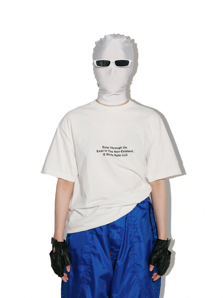 Stray Rats / Message Print T-shirt