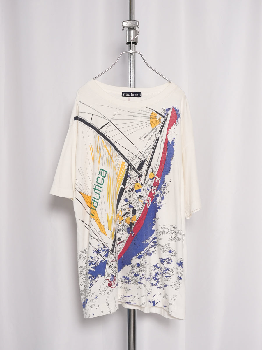 nautica / Big Print T-shirt