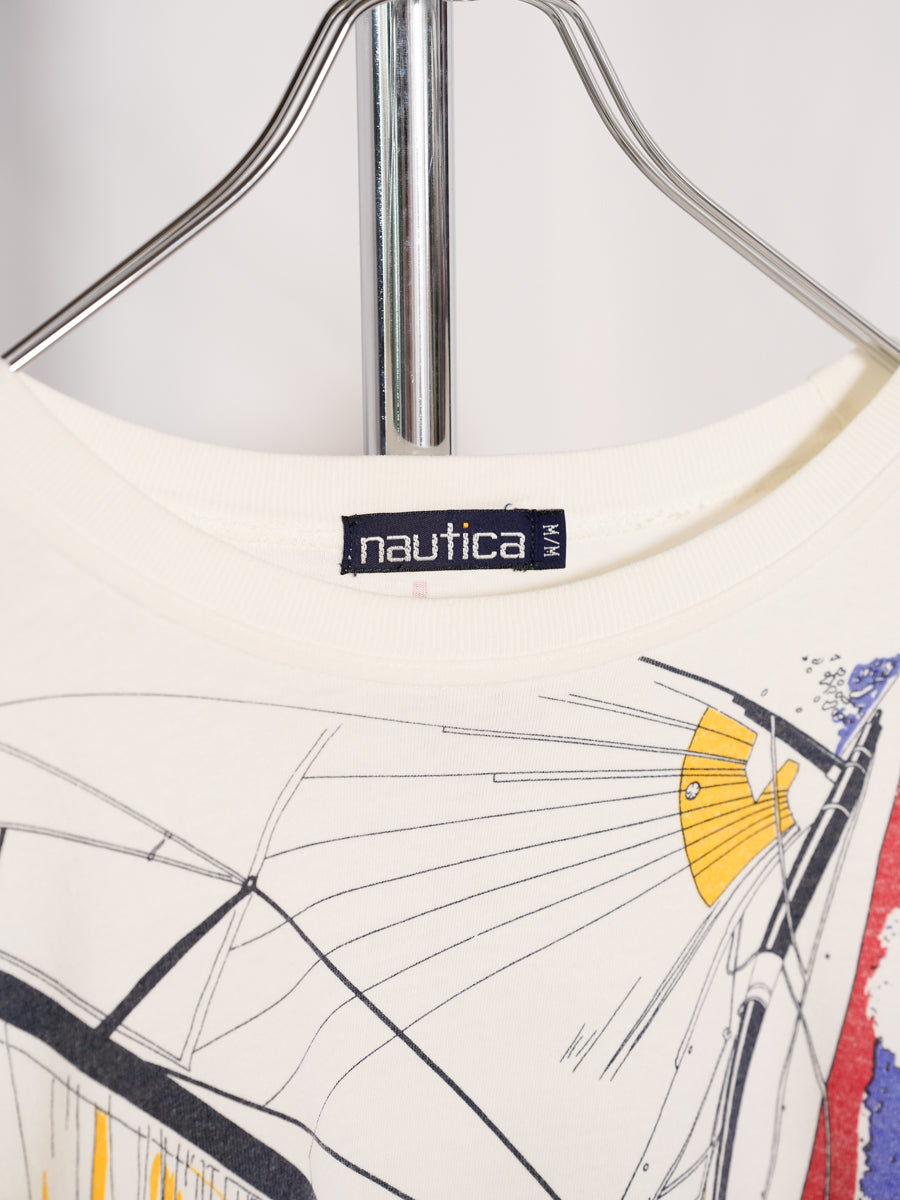 nautica / Big Print T-shirt