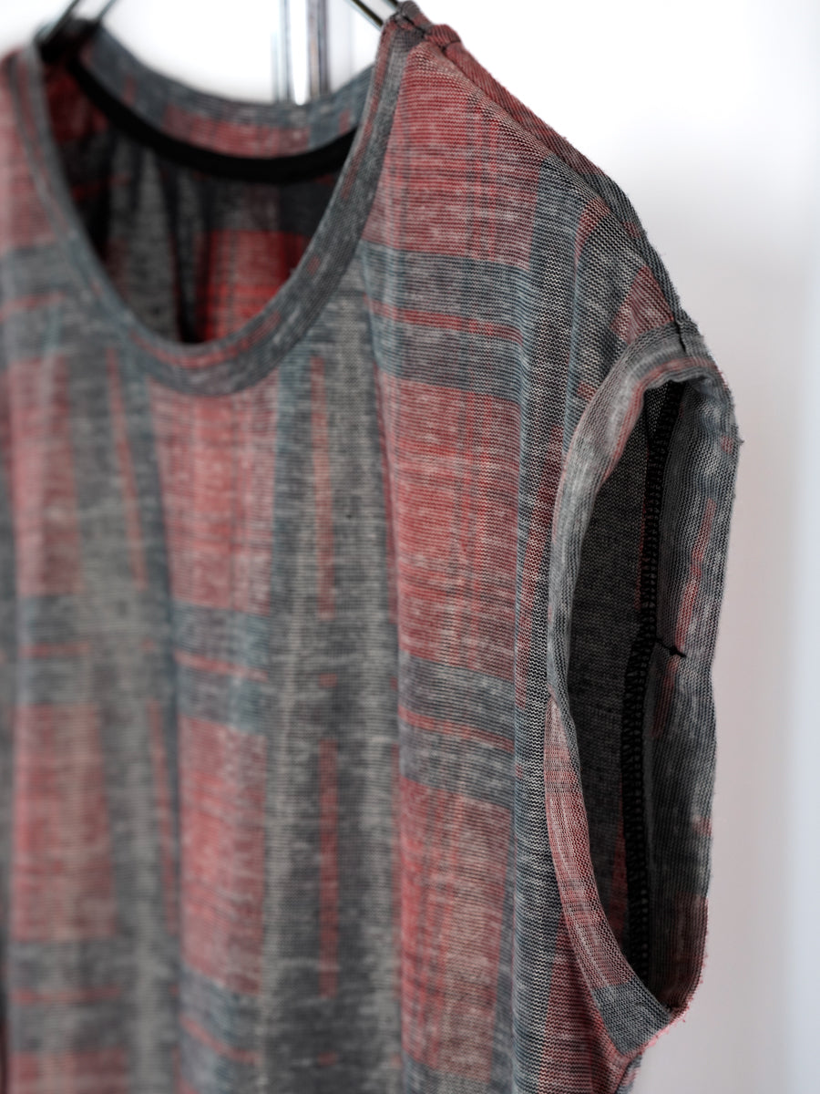 TOP SHOP / Plaid Sleeveless Top