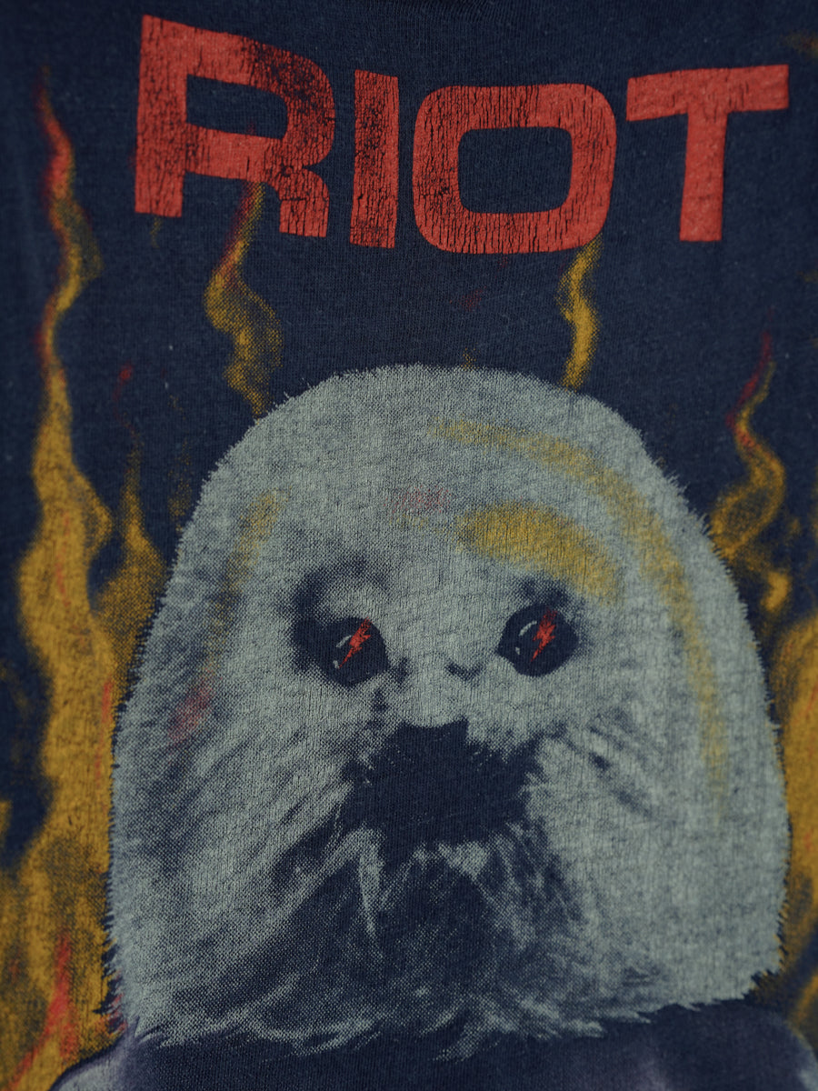 RIOT / 1981 Tour T-shirt (cut-off sleeves)