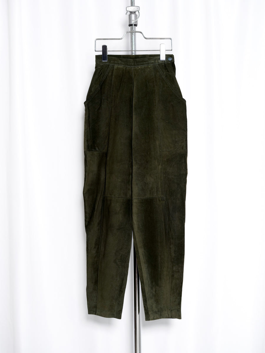 Velour Tapered Pants