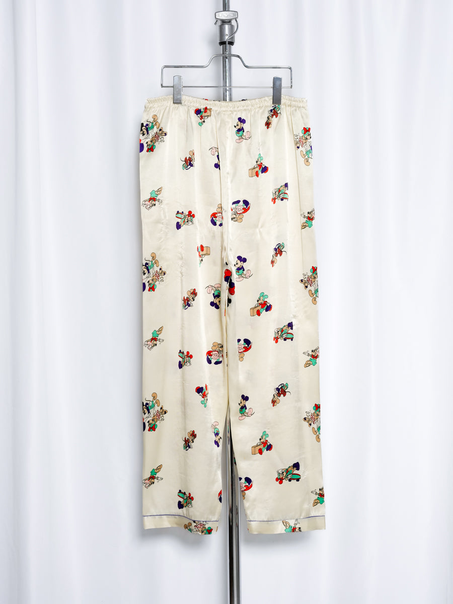 Mickey Mouse Print Pajama Pants