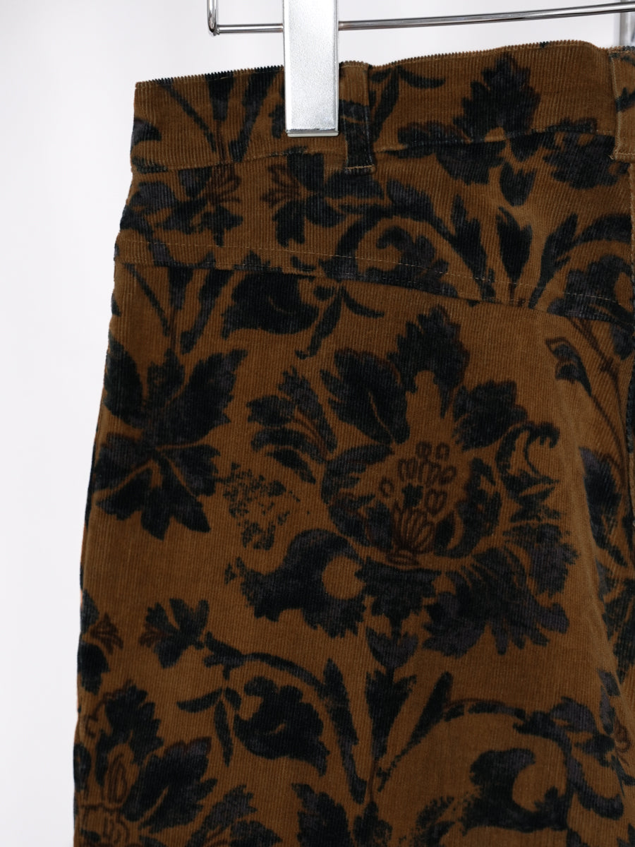 GERRY WEBER / Flower Pattern Corduroy Pants