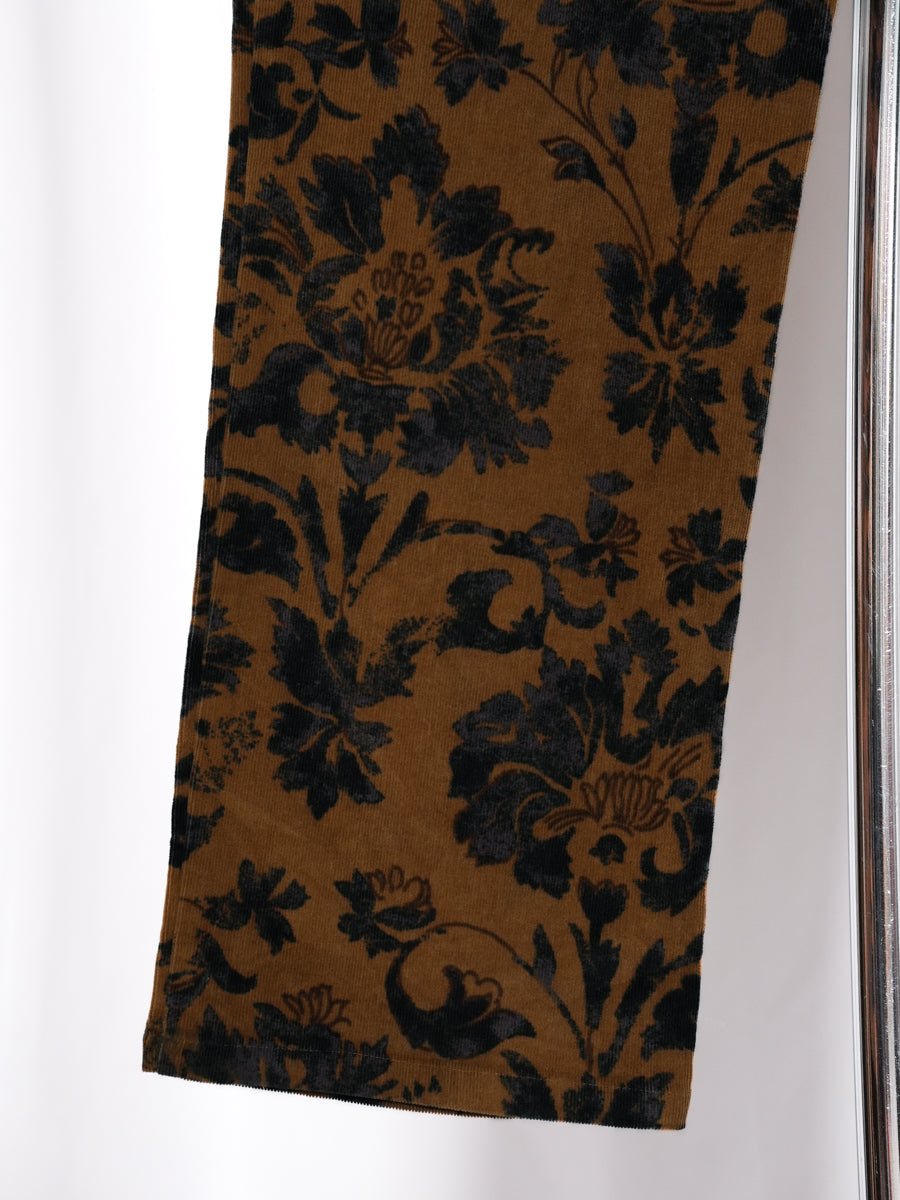 GERRY WEBER / Flower Pattern Corduroy Pants
