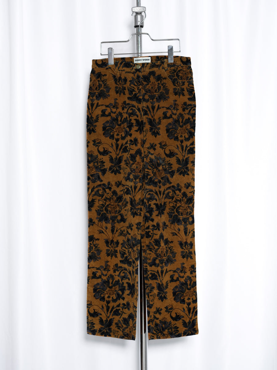 GERRY WEBER / Flower Pattern Corduroy Pants