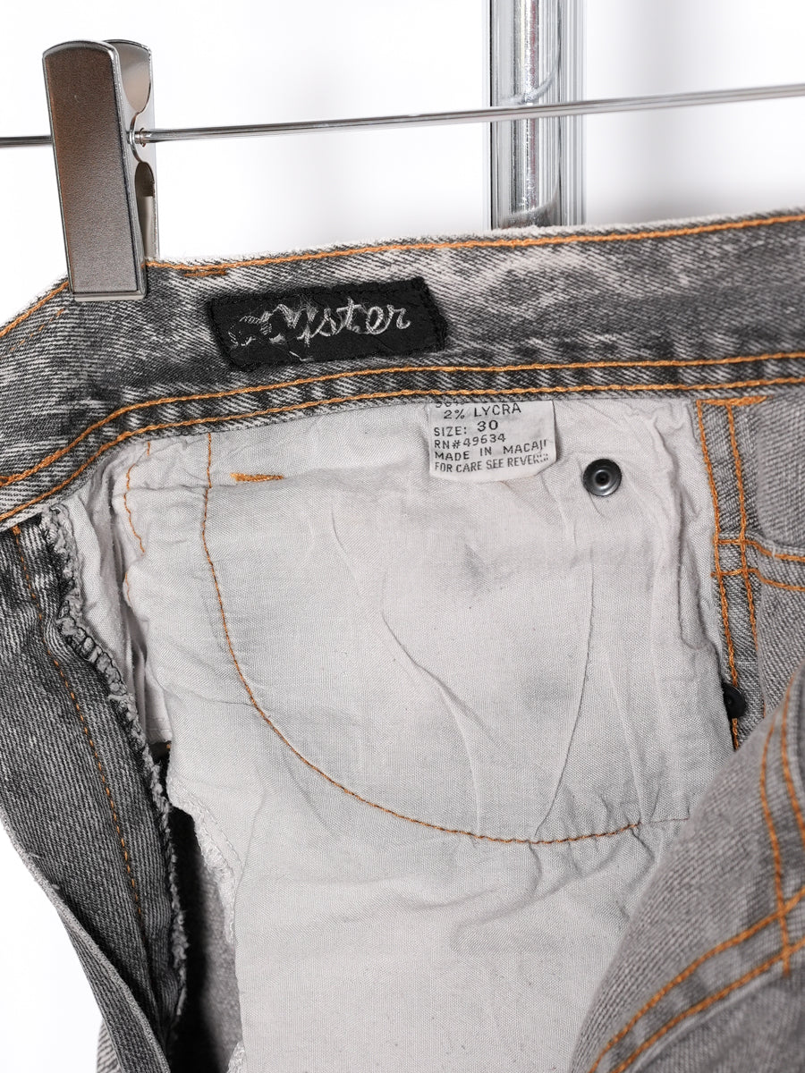 Acid-washed Jeans