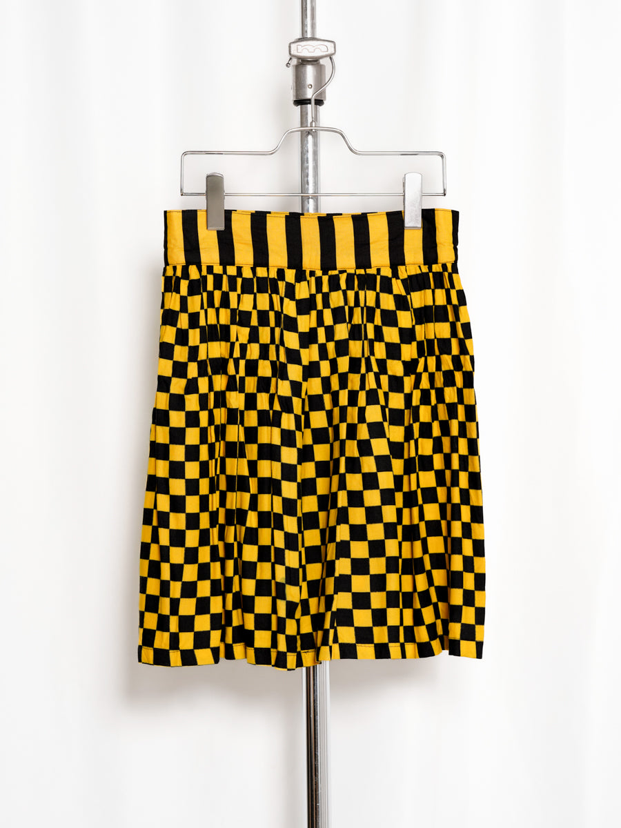 Checkered Pattern Skirt
