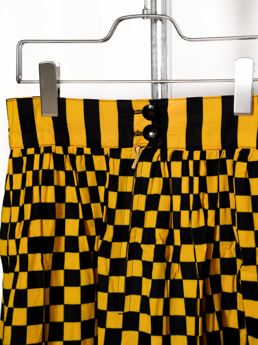 Checkered Pattern Skirt