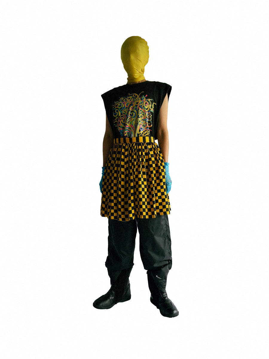 Checkered Pattern Skirt