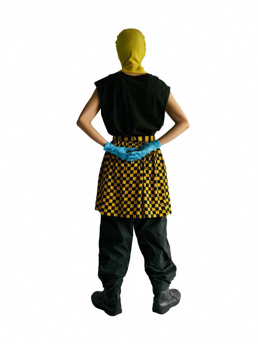 Checkered Pattern Skirt