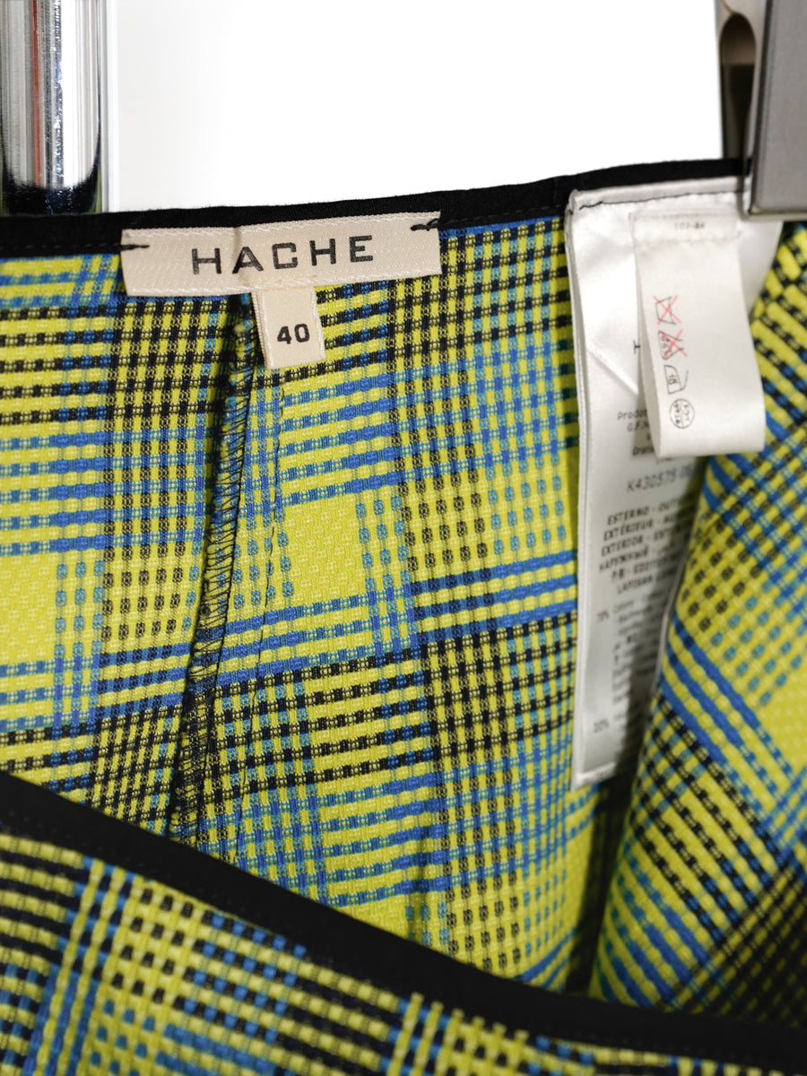 HACHE / Plaid Skirt