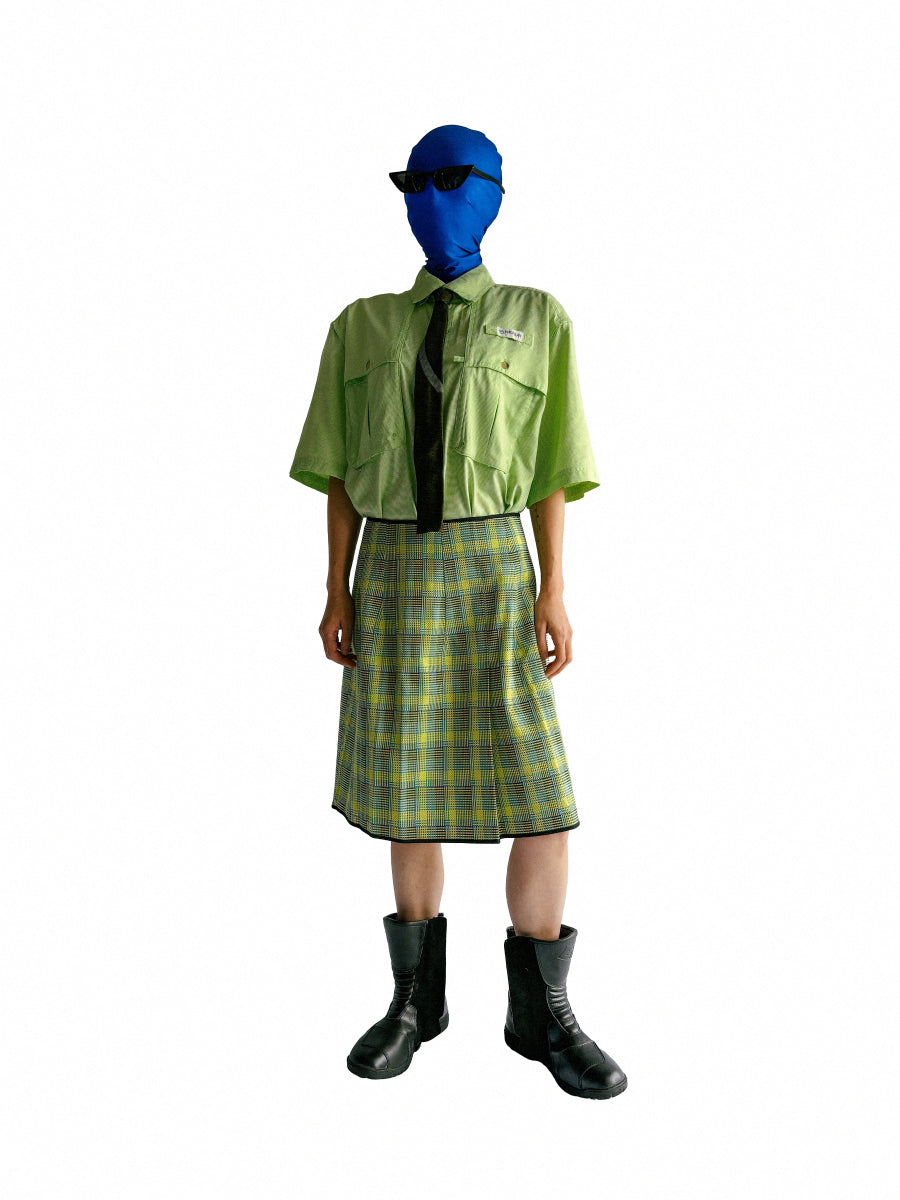 HACHE / Plaid Skirt