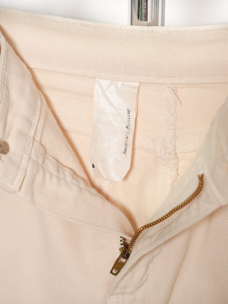 American Apparel / White Denim Skirt