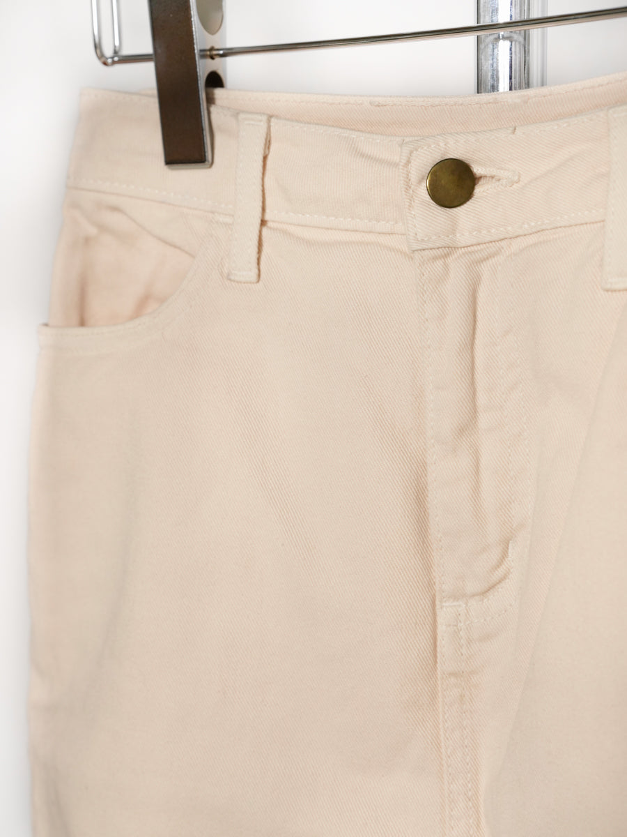 American Apparel / White Denim Skirt
