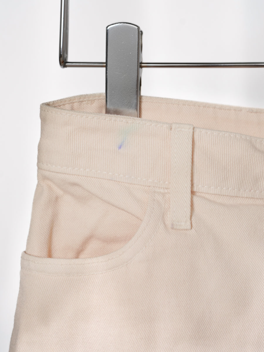 American Apparel / White Denim Skirt